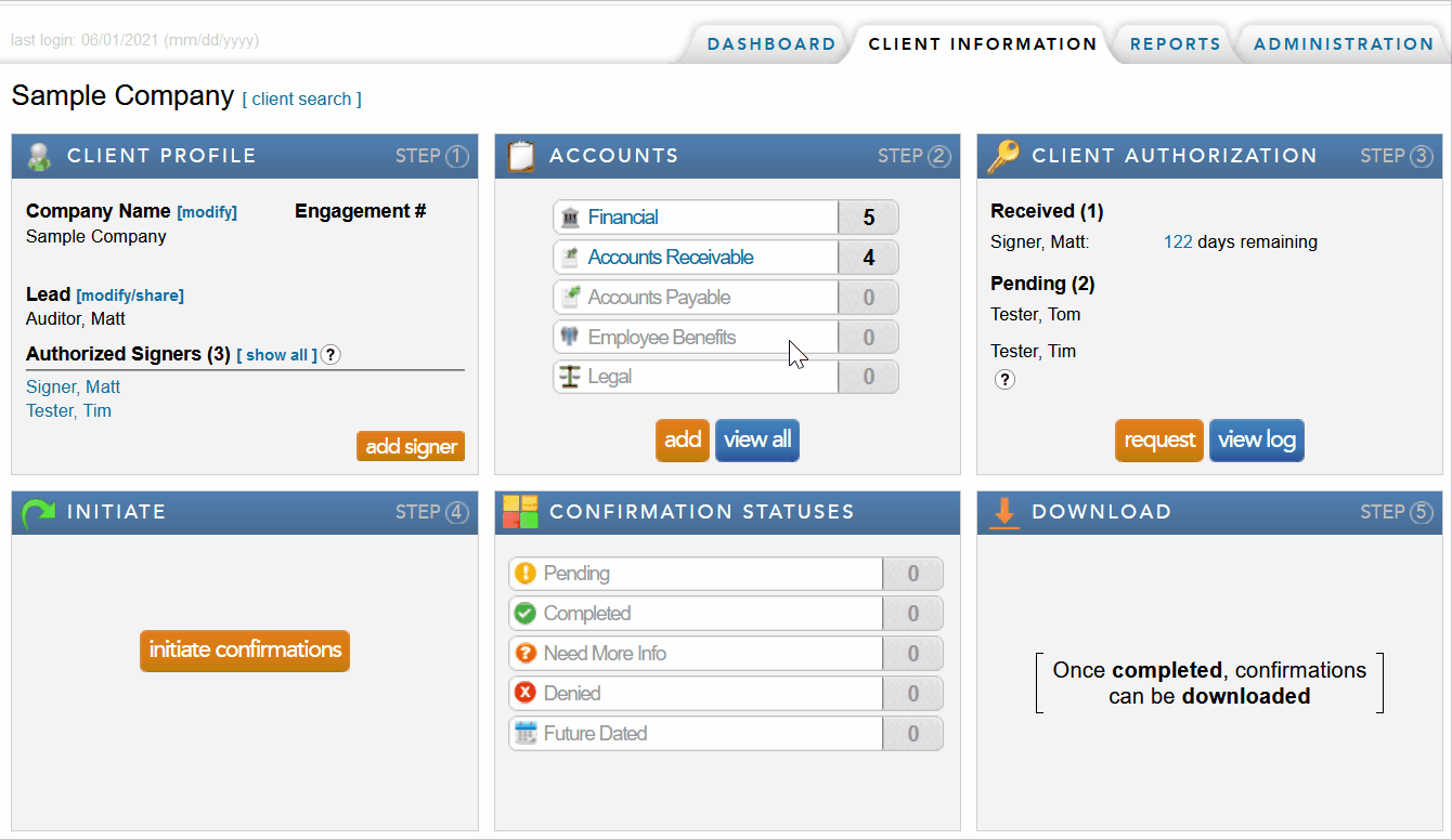 How do I add more than one signer per client company?